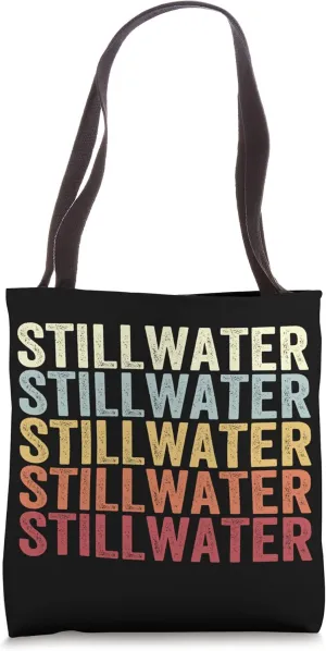 Stillwater New York Stillwater NY Retro Vintage Text Tote Bag