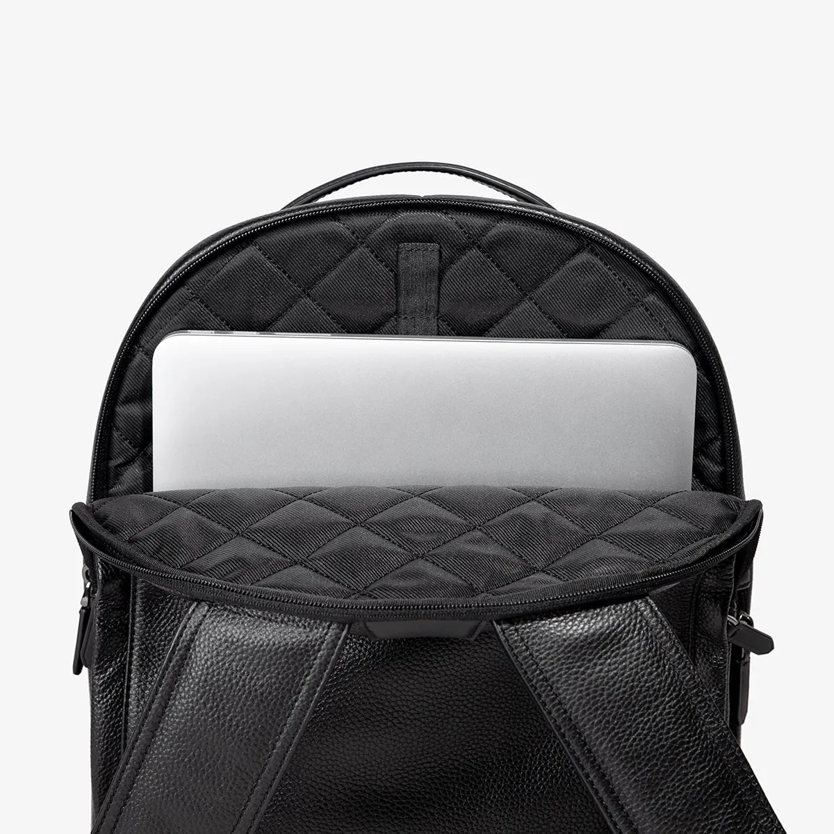 Tan Leather Backpack