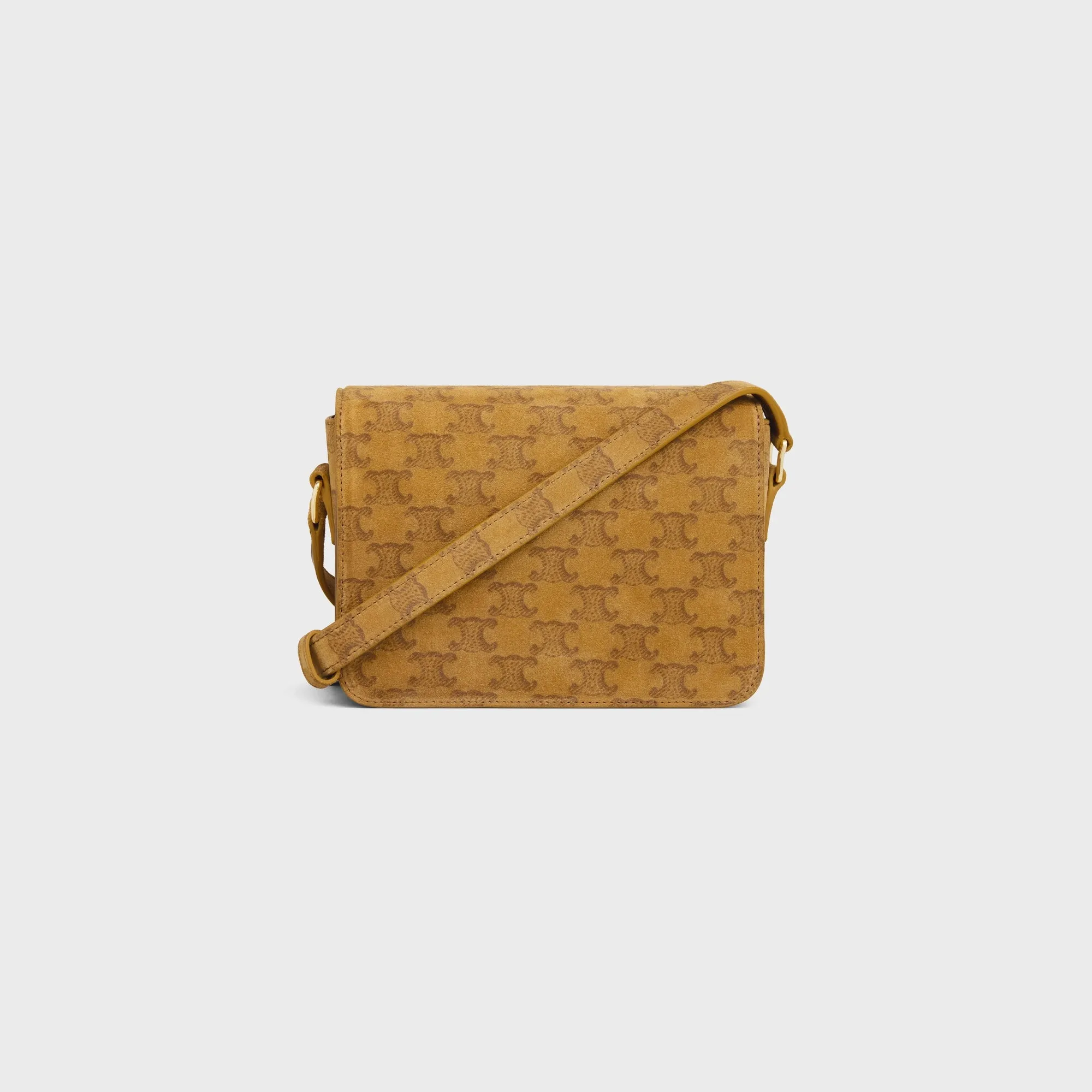 Teen Triomphe In Suede Calfskin With Triomphe All-over