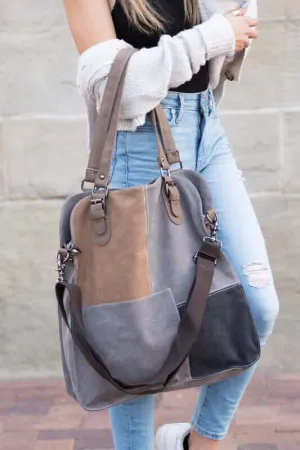 Urban Colorblock Messenger Bag