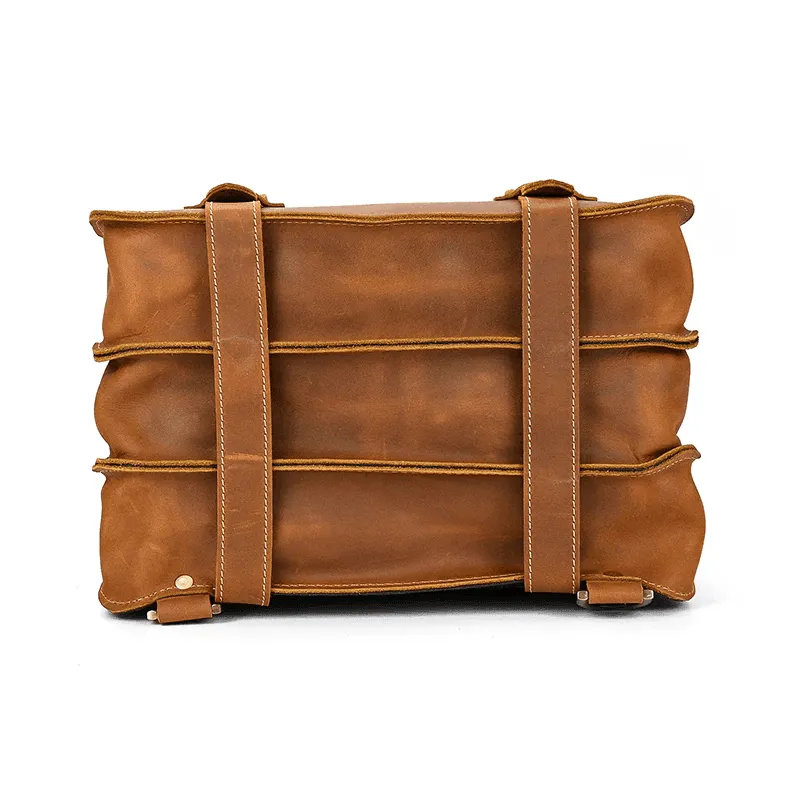 Vintage Designer 100% Genuine Leather Backpack Travel