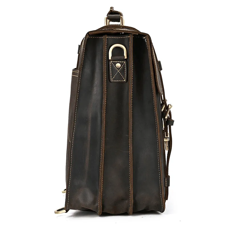 Vintage Designer 100% Genuine Leather Backpack Travel