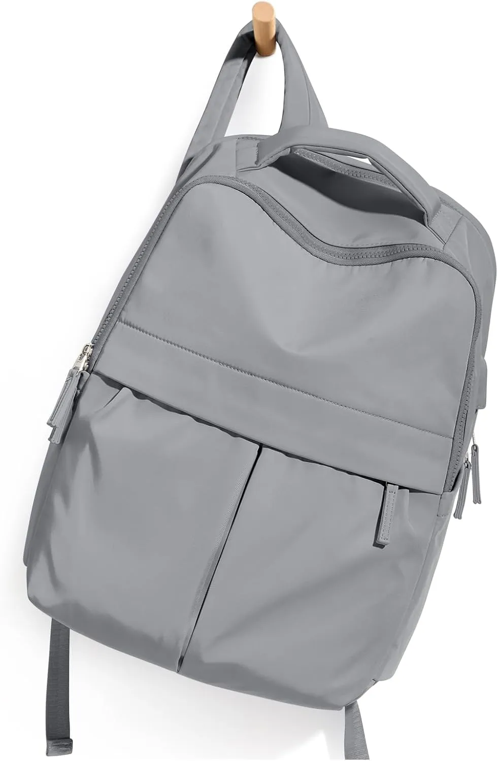 wepadre Laptop Backpack For Women Gym Backpack Work Backpack For Men Casual Daypack Backpacks College Backpacks Grey